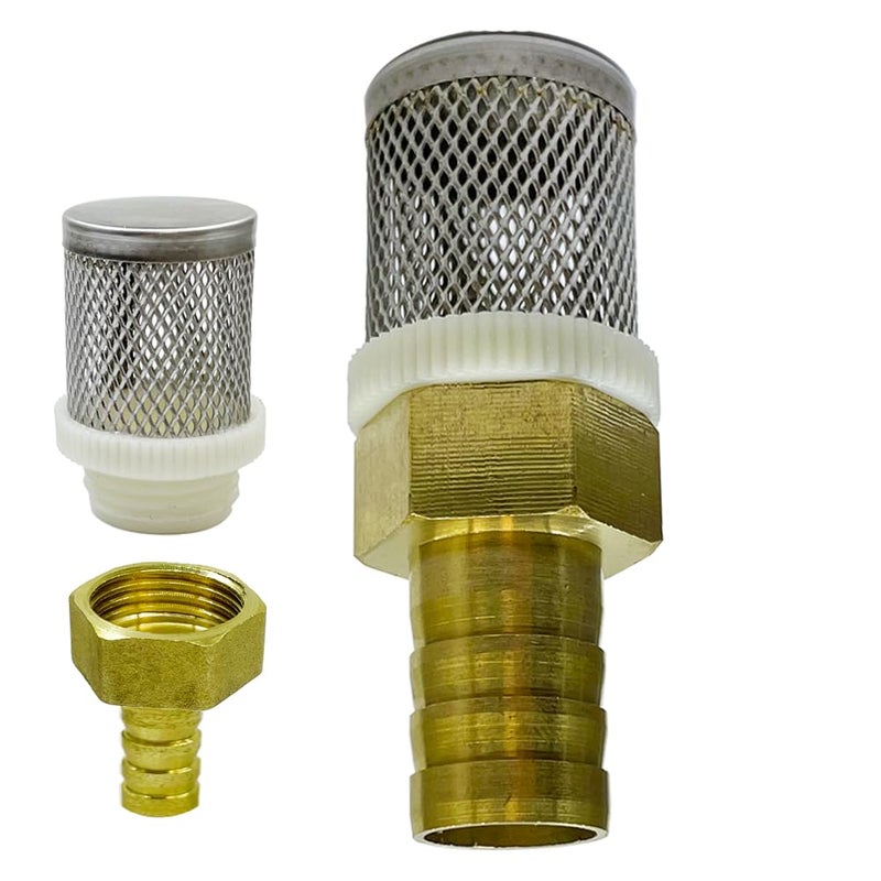 AIMCOCO Store 14mm Inline Strainers Filter Copper Tube Joint 14mm Diameter Hose Connection, Garden, Swimming Pool, Fish Tank Hose Filter, Suction Strainers Used to Remove Debris and Reduce Solid Entry - Image 1